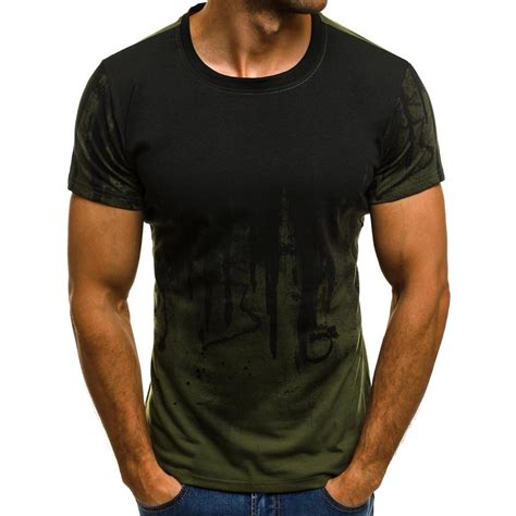 Men Tee Slim Fit Hooded Short Sleeve Muscle Casual Tops Blouse Shirts