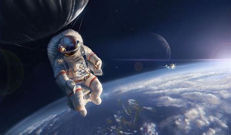 Download Space Sci Fi Astronaut K Ultra HD Wallpaper By Royzilya