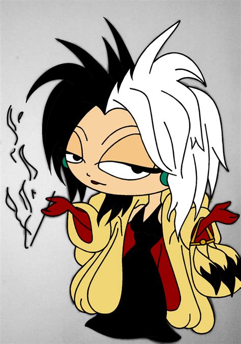 Cruella is all style over substance and never quite justifies its existence or answers its most important questions. Cruella de Vil by IcyRose13 on DeviantArt