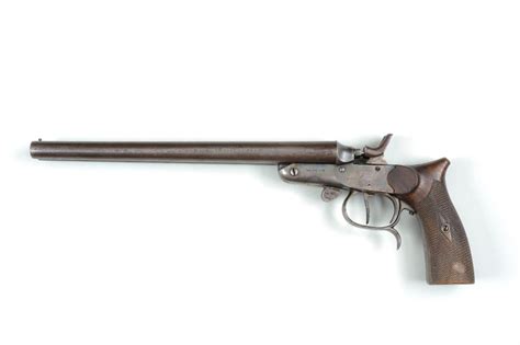 Bid Now A Belgian 410 Double Barrel Hammer Shot Pistol 9 12 Inch