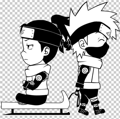 Rock Lee Black And White Sasuke Uchiha Naruto Akatsuki Png Clipart