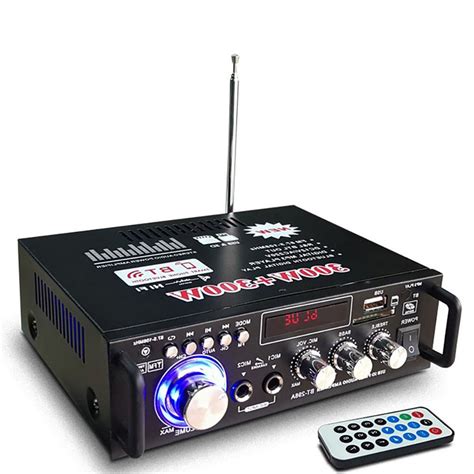 12v 220v Bt 298a 2ch Lcd Displej Digitální Hi Fi Audio Stereo