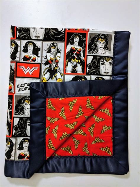 This friendly forest 3 piece crib bedding set has a sheet which showcases our friendly characters in a tossed print and fits a standard size mattress. Wonder Woman Baby Blanket - Wonder Woman Crib Bedding ...