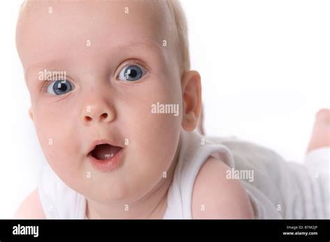 Portrait Of A Cute Baby Boy Stock Photo Alamy