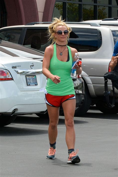 Britney Spears Shows Her Fit Figure As She Practices Yoga In A Bikini