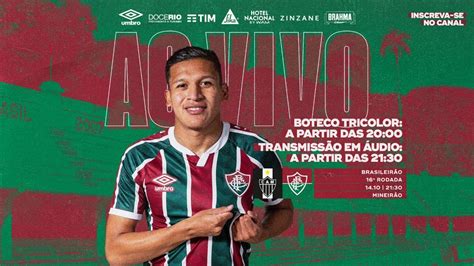 FluTV Atlético MG x Fluminense AO VIVO Transmissão em Áudio YouTube
