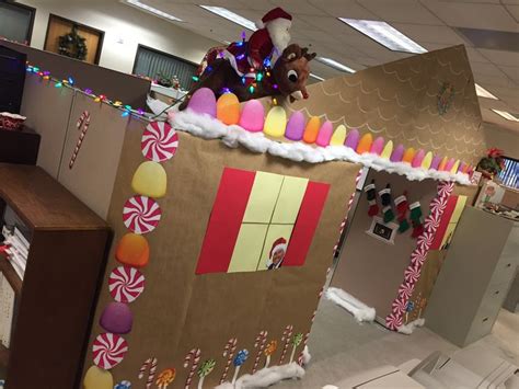 Making gingerbread houses is such a fun family pastime. Gingerbread House Cubicle...This is what happens when ...