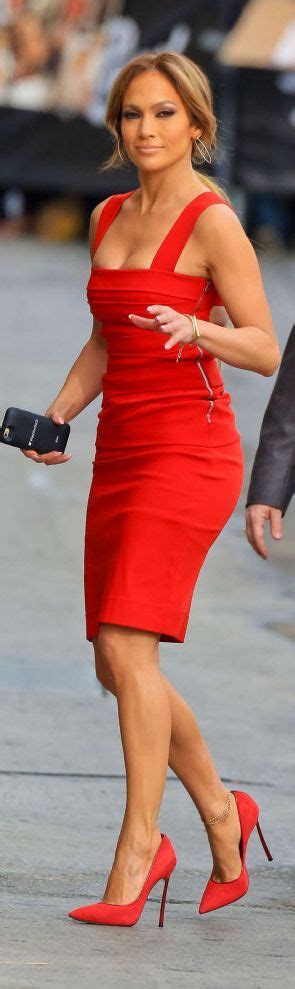 jennifer lopez high heels tight red dress fashion tight fitted dresses