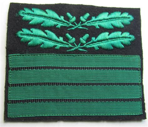 Hiscoll Military Antiques Superb Waffen SS Officers Pattern Rank