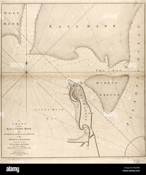 American Revolutionary War Era Maps 1750 1786 008 A Chart Of The Bar Of