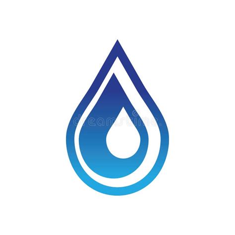 Water Drop Logo Template Vector Stock Vector Illustration Of Concept