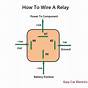 How To Wire A Relay Diagram