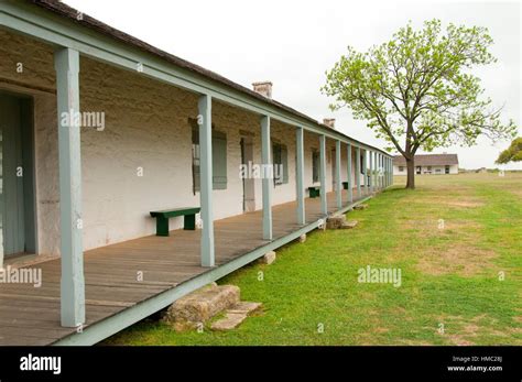 Barracks Fort Mckavett State Historic Site Texas Stock Photo Alamy