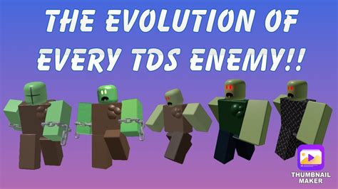 Outdated The Evolution Of Every Tds Enemy Ever Roblox Tower