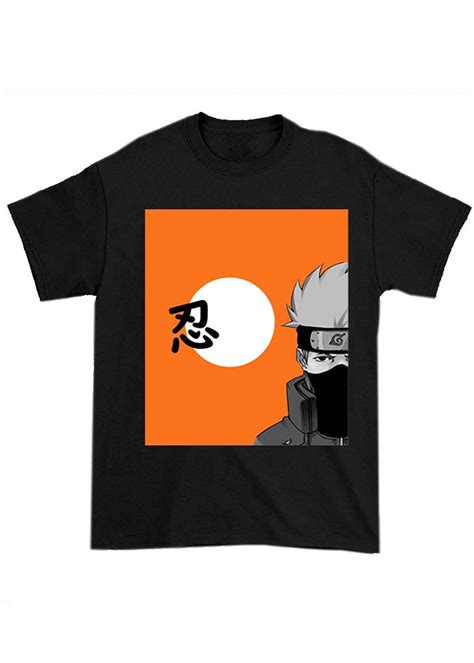 Lovedusts Handmade Naruto Kakashi Endure T Shirt Kakashi Hatake T Shirt