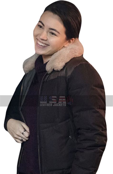 They feature the characters danny rand/iron fist ( finn jones ), colleen wing ( jessica henwick ), claire temple ( rosario daws. Iron Fist Jessica Henwick (Colleen Wing) Fur Collar Black Satin Jacket | Satin jackets, Colleen ...