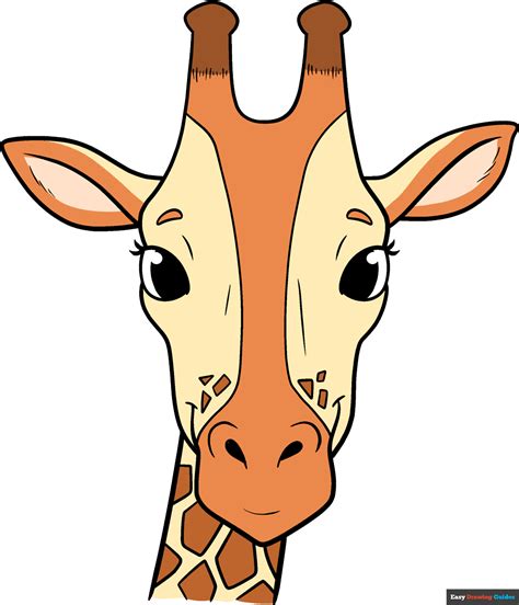 How To Draw A Cartoon Giraffe Easy Drawing Tutorial For Kids Atelier