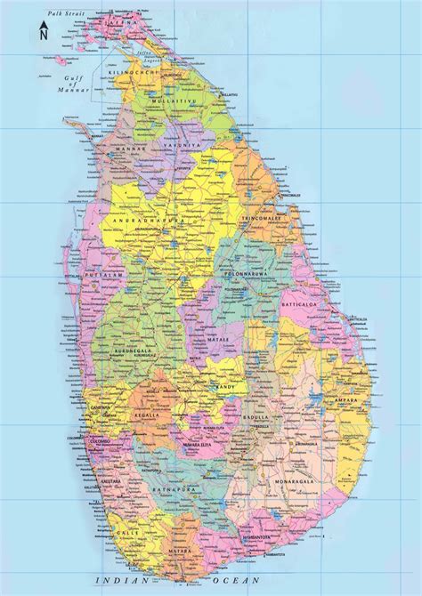 Maps Of Sri Lanka