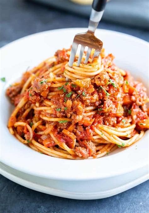 This Spaghetti Bolognese Recipe Is Full Of Delicious Meaty Flavor And