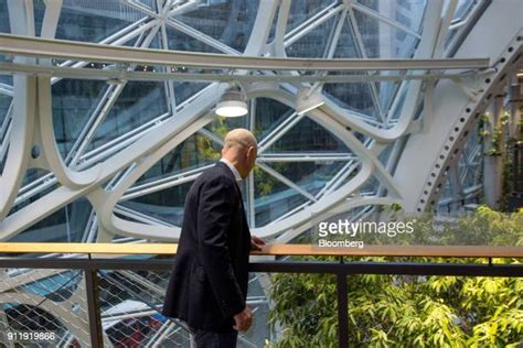 Amazon Chief Executive Officer Jeff Bezos Tours The Spheres On Opening