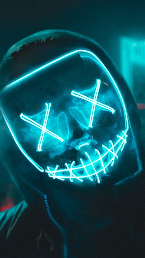 Best 3840x2160 neon wallpaper, 4k uhd 16:9 desktop background for any computer, laptop, tablet and phone. LED Mask 4K Wallpapers | HD Wallpapers | ID #28175
