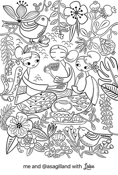 Coloring Apps Coloring For Kids Adult Coloring Books Line Patterns