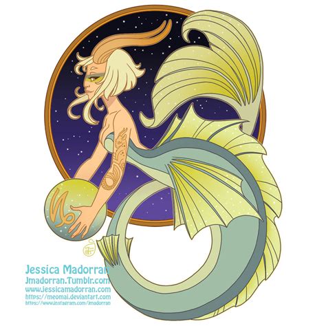 Artstation Patreon May 2021 Zodiac Mermaid Capricorn