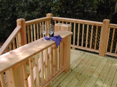 And for projects large and small, it is a great choice when it comes to beauty, ease of maintenance, tactile considerations, and durability. Cedar Deck Railing Ideas | pictures of decks | deck designs, photos, ideas, plans | DeckSource ...