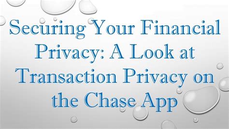 Securing Your Financial Privacy A Look At Transaction Privacy On The