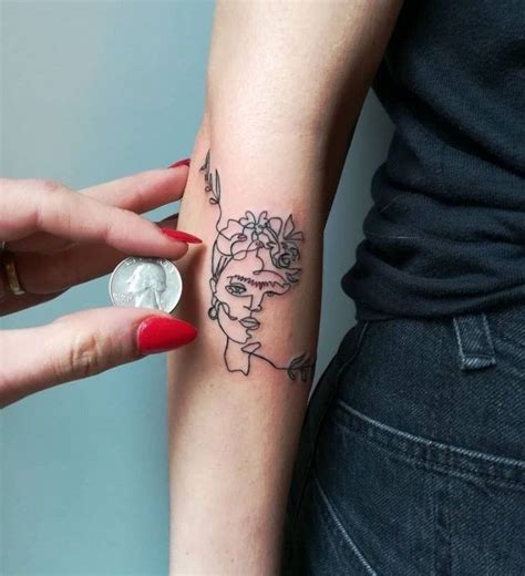 Tiny Tattoo Idea 30 Single Line Tattoo Inspiration And Ideas