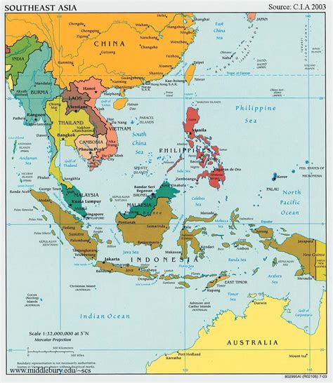 Southeast Asia Interactive Map