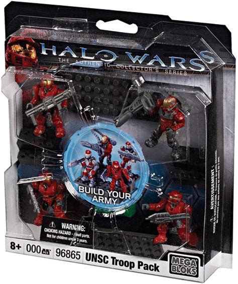 Mega Bloks Halo The Authentic Collectors Series Unsc Troop Pack