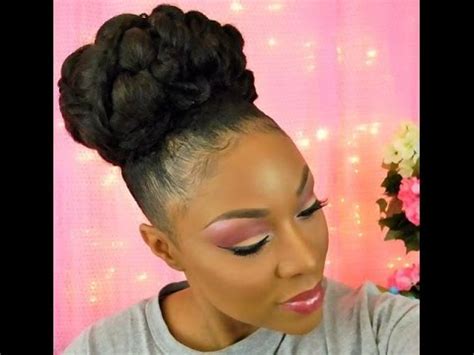 If you love your baby hairs (we do) and want to make the most of them, go for more relaxed and casual styles instead. Bridal | Wedding | Goddess Updo | Hairstyle For Short Medium & Long Natural Hair - YouTube