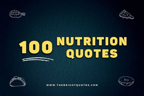 100 Inspirational Nutrition Quotes For Healthy Diet The Bright Quotes