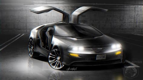 Designer Dreams Up A Modern Delorean Sports Car Autospies Auto News