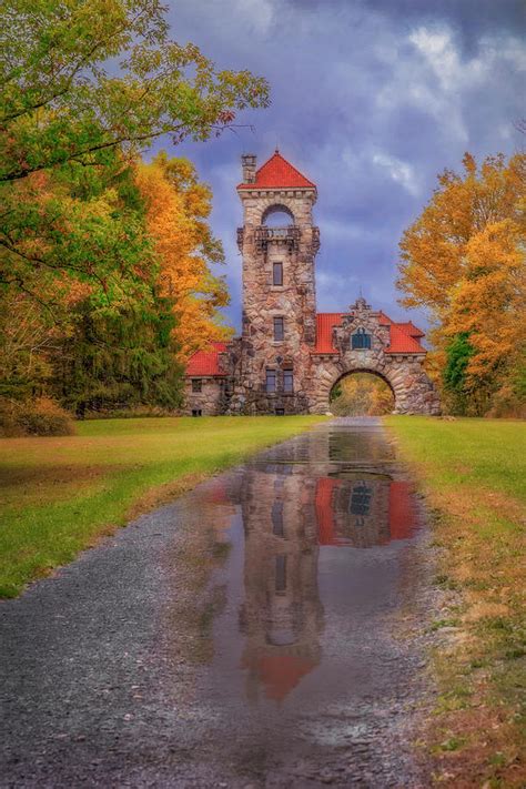 Mohonk Preserve Gatehouse Ny Fall Photograph By Susan Candelario Fine