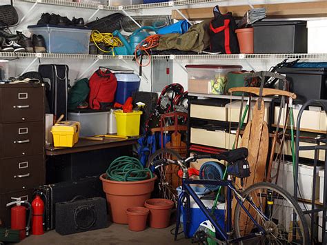 Messy Garage Stock Photos Pictures And Royalty Free Images Istock