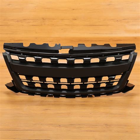 Kuafu Grill Upper Black For 2015 20 Chevy Chevrolet Colorado Front