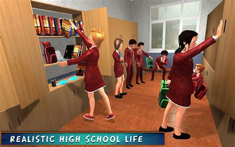 High School Girl Simulator Virtual Life Game 3d For