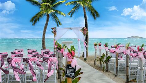 All Inclusive Luxury St Lucia Beach Weddings Coconut Bay Resort And Spa