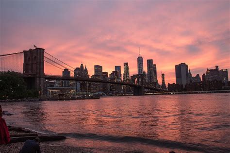 Sunset From Brooklyn Bridge Park Nyc