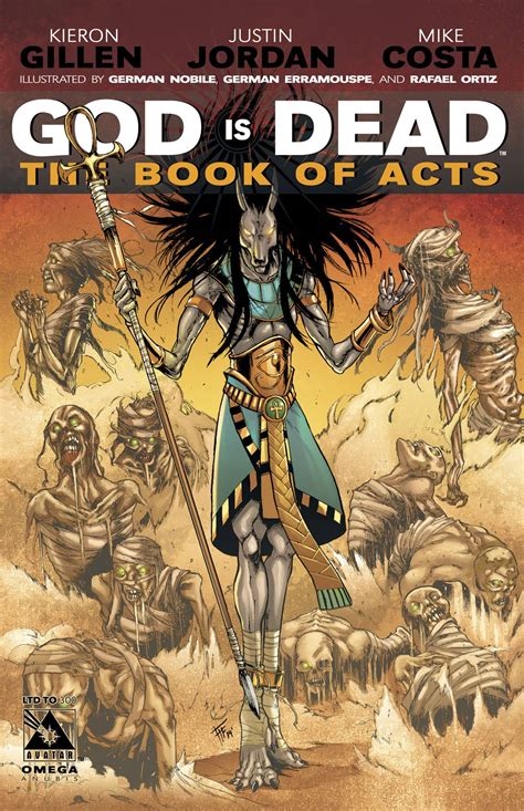 God Is Dead The Book Of Acts Omega Anubis Cover Fresh Comics