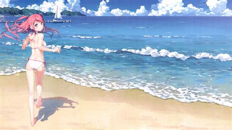 32 Anime Beach Wallpapers Wallpaperboat