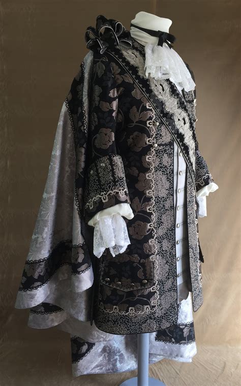 1690 Luis Xiv Baroque Costume For Men Etsy Uk