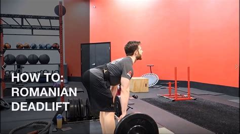 How To Romanian Deadlift Youtube