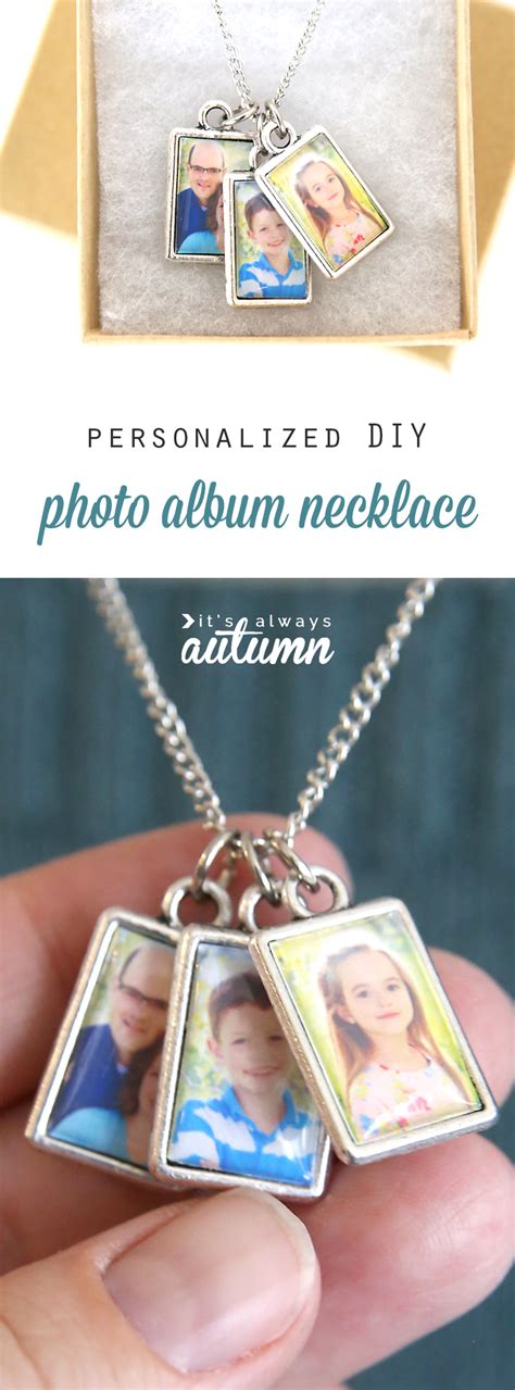 We've got the best mothers day gifts 2021 for sunday 14 march. DIY photo album necklace {perfect for Mother's Day!} - It ...