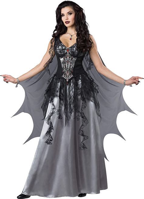 Incharacter Disfraz De Condesa De Vampiro Oscuro Para Mujer Amazones