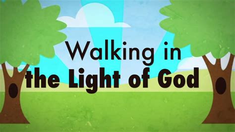 Walking In The Light Of God Lyric Sing A Long Youtube