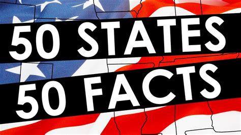 50 Facts For 50 States Youtube