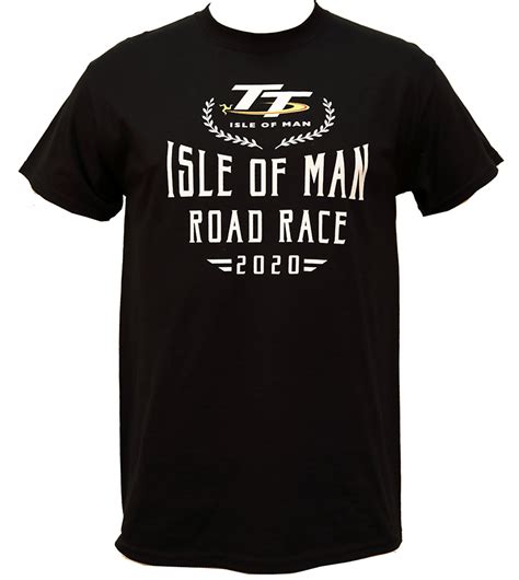 Looking for a good deal on isle man tt shirt? TT Isle of Man Road Race 2020 Laurels T-Shirt Black : Duke ...
